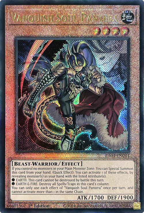 Vanquish Soul Pantera [RA04-EN044] Prismatic Ultimate Rare | Deep Dive Games St. Marys