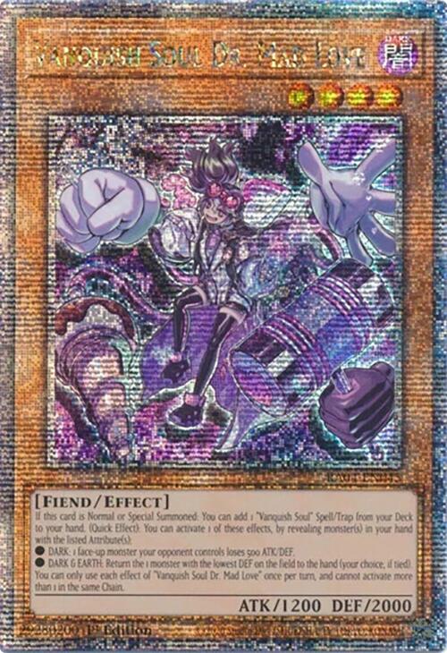Vanquish Soul Dr. Mad Love [RA04-EN045] Quarter Century Secret Rare | Deep Dive Games St. Marys