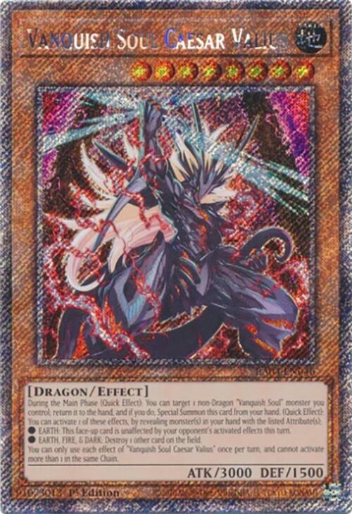 Vanquish Soul Caesar Valius [RA04-EN046] Platinum Secret Rare | Deep Dive Games St. Marys