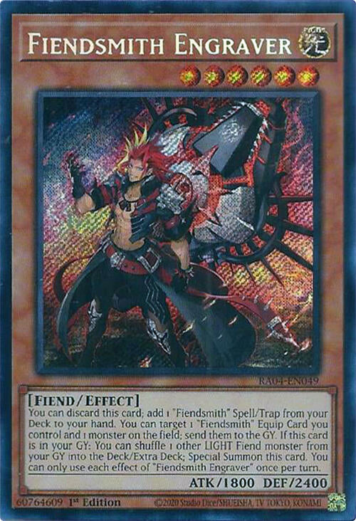 Fiendsmith Engraver [RA04-EN049] Secret Rare | Deep Dive Games St. Marys