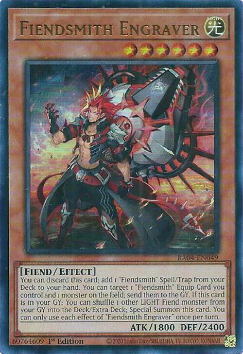 Fiendsmith Engraver [RA04-EN049] Ultra Rare | Deep Dive Games St. Marys