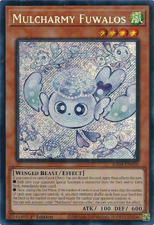 Mulcharmy Fuwalos [RA04-EN050] Secret Rare | Deep Dive Games St. Marys