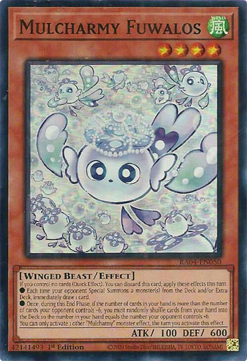 Mulcharmy Fuwalos [RA04-EN050] Super Rare | Deep Dive Games St. Marys