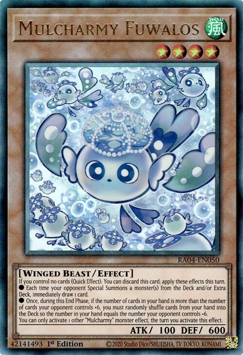 Mulcharmy Fuwalos [RA04-EN050] Prismatic Ultimate Rare | Deep Dive Games St. Marys