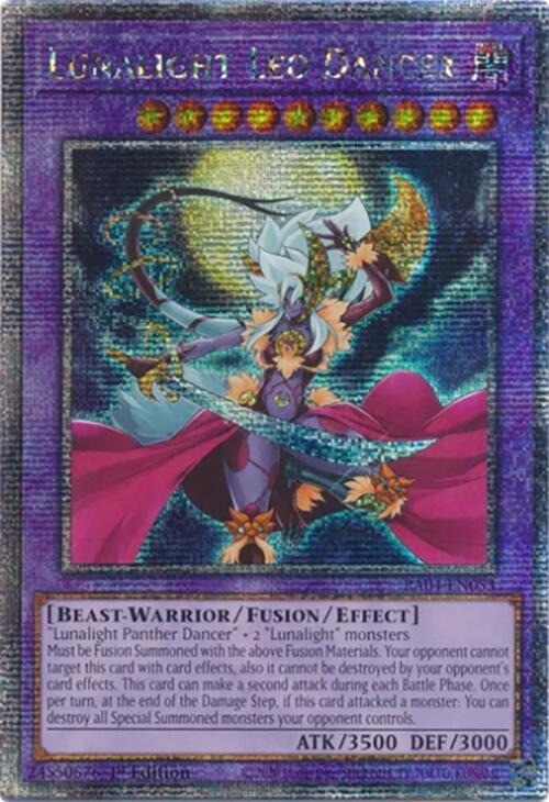 Lunalight Leo Dancer [RA04-EN053] Quarter Century Secret Rare | Deep Dive Games St. Marys
