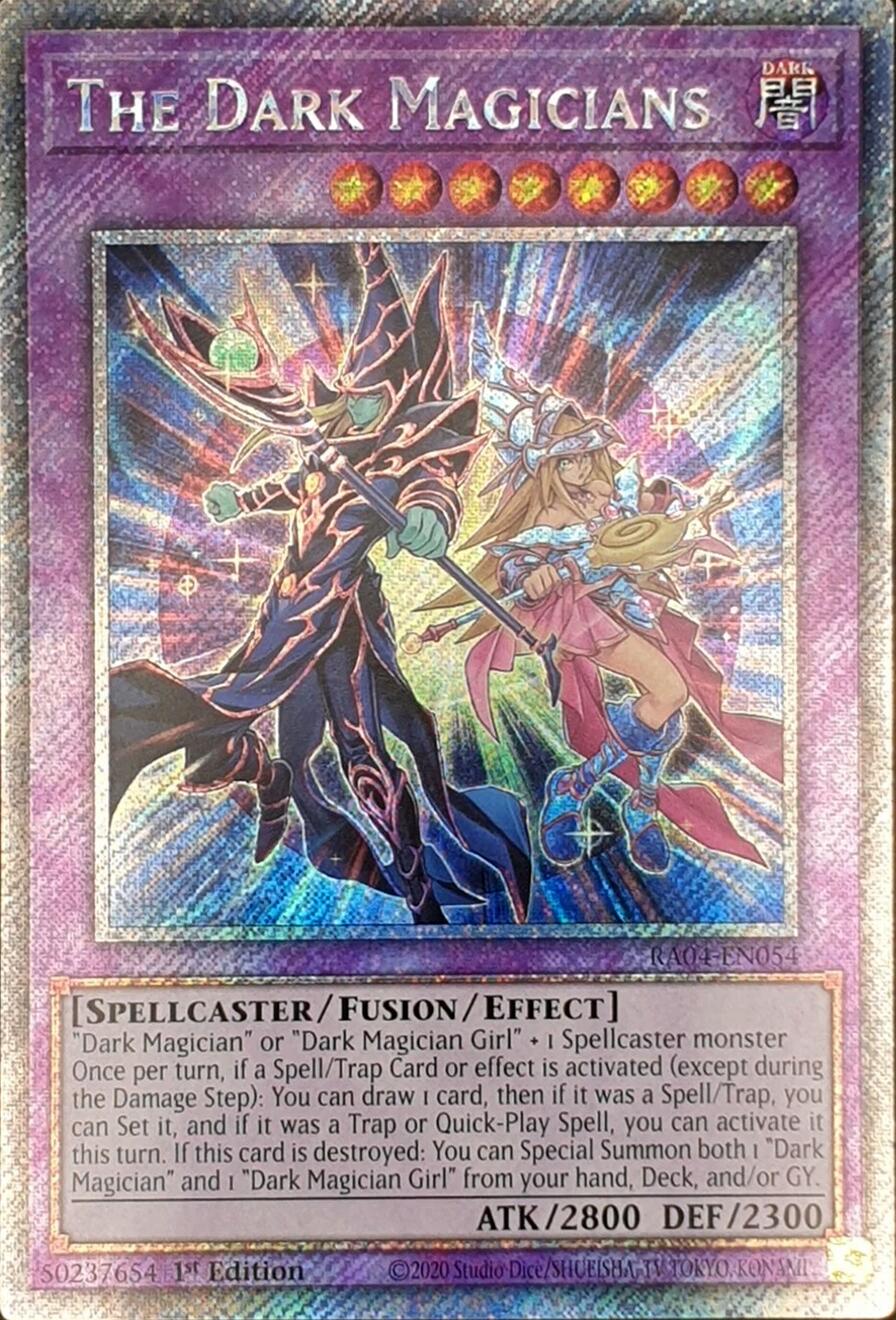 The Dark Magicians [RA04-EN054] Platinum Secret Rare | Deep Dive Games St. Marys