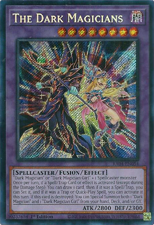 The Dark Magicians [RA04-EN054] Secret Rare | Deep Dive Games St. Marys