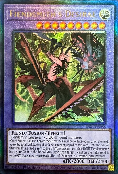 Fiendsmith's Desirae [RA04-EN056] Prismatic Ultimate Rare | Deep Dive Games St. Marys