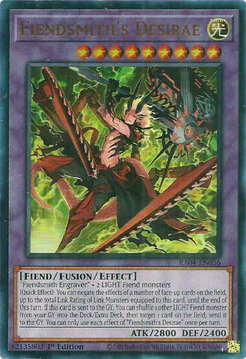 Fiendsmith's Desirae [RA04-EN056] Ultra Rare | Deep Dive Games St. Marys