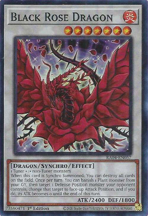 Black Rose Dragon [RA04-EN057] Super Rare | Deep Dive Games St. Marys