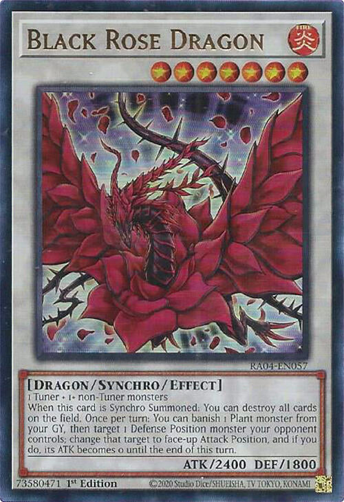 Black Rose Dragon [RA04-EN057] Ultra Rare | Deep Dive Games St. Marys