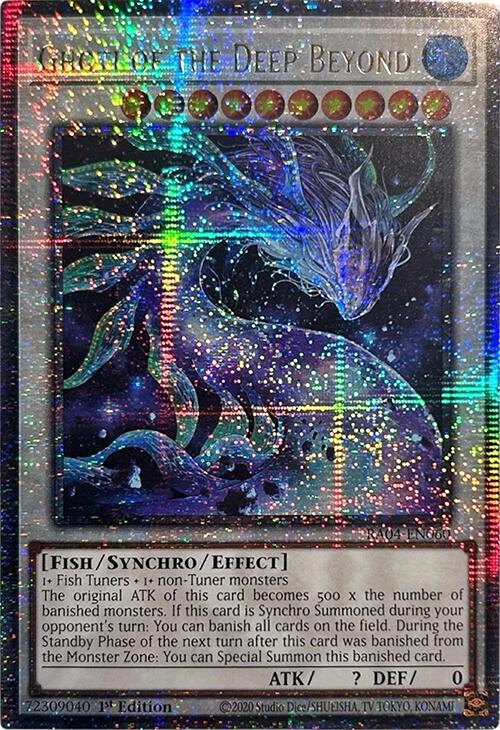 Ghoti of the Deep Beyond [RA04-EN060] Quarter Century Secret Rare | Deep Dive Games St. Marys