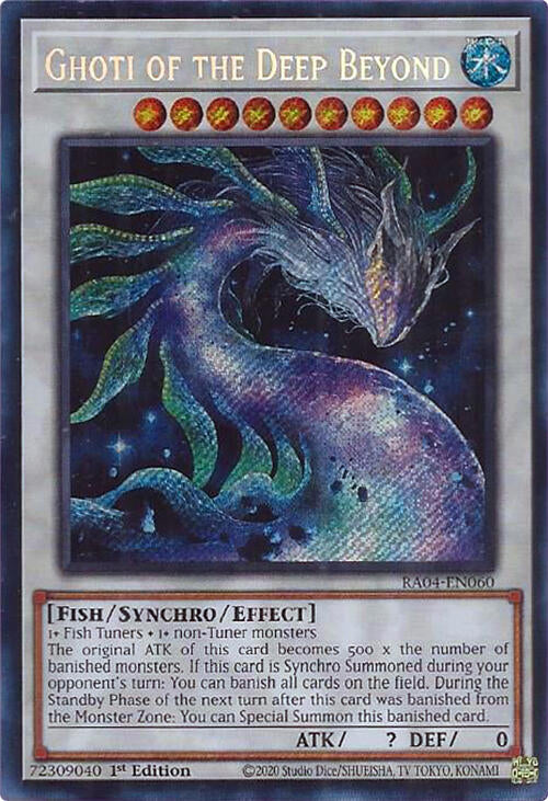 Ghoti of the Deep Beyond [RA04-EN060] Secret Rare | Deep Dive Games St. Marys