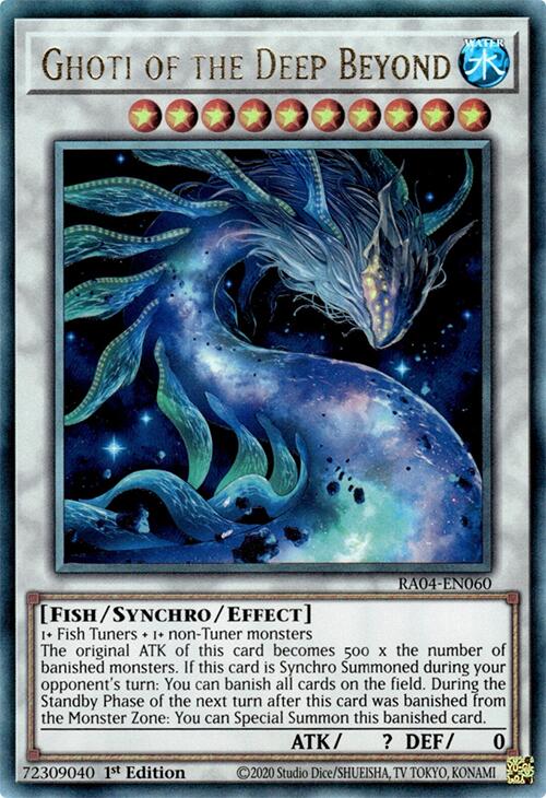 Ghoti of the Deep Beyond [RA04-EN060] Prismatic Ultimate Rare | Deep Dive Games St. Marys