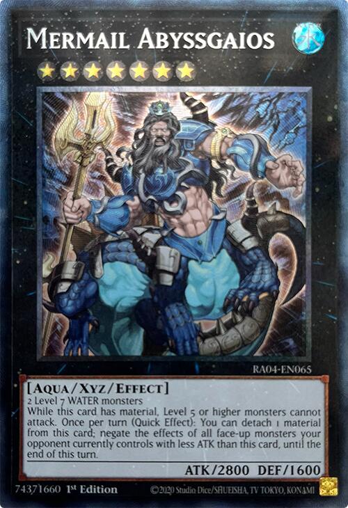 Mermail Abyssgaios [RA04-EN065] Prismatic Collector's Rare | Deep Dive Games St. Marys