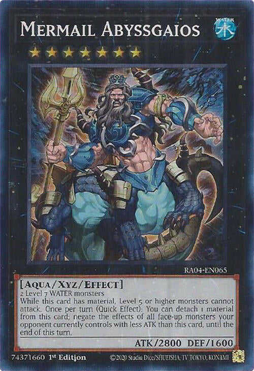 Mermail Abyssgaios [RA04-EN065] Super Rare | Deep Dive Games St. Marys
