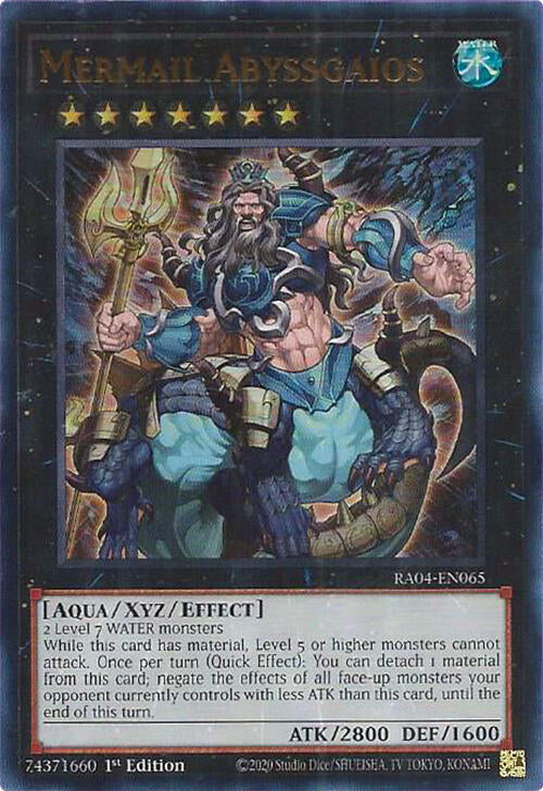 Mermail Abyssgaios [RA04-EN065] Ultra Rare | Deep Dive Games St. Marys