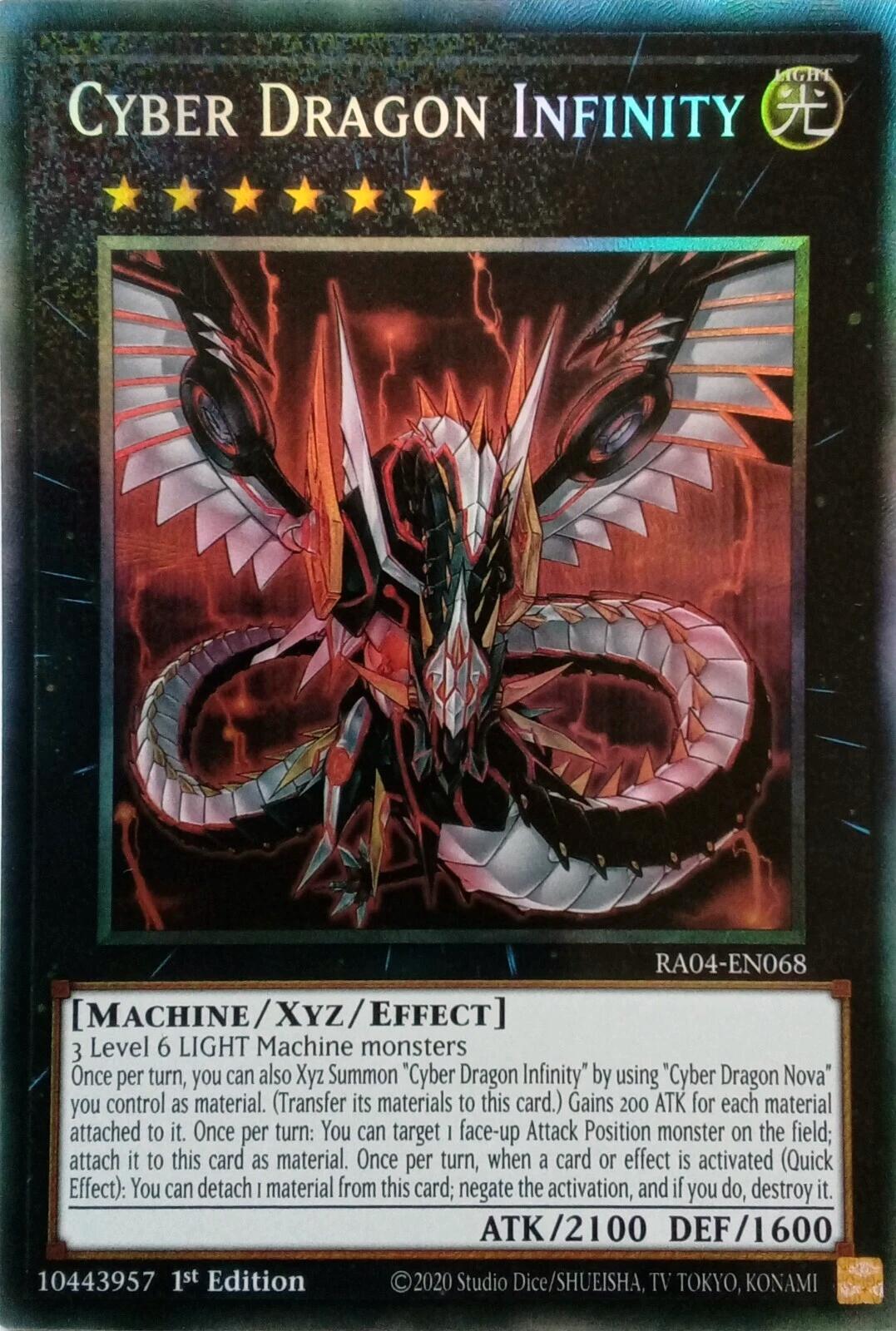 Cyber Dragon Infinity [RA04-EN068] Prismatic Collector's Rare | Deep Dive Games St. Marys