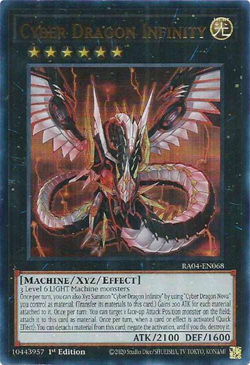 Cyber Dragon Infinity [RA04-EN068] Ultra Rare | Deep Dive Games St. Marys