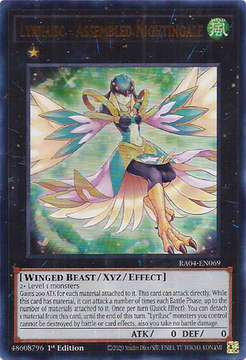 Lyrilusc - Assembled Nightingale [RA04-EN069] Ultra Rare | Deep Dive Games St. Marys