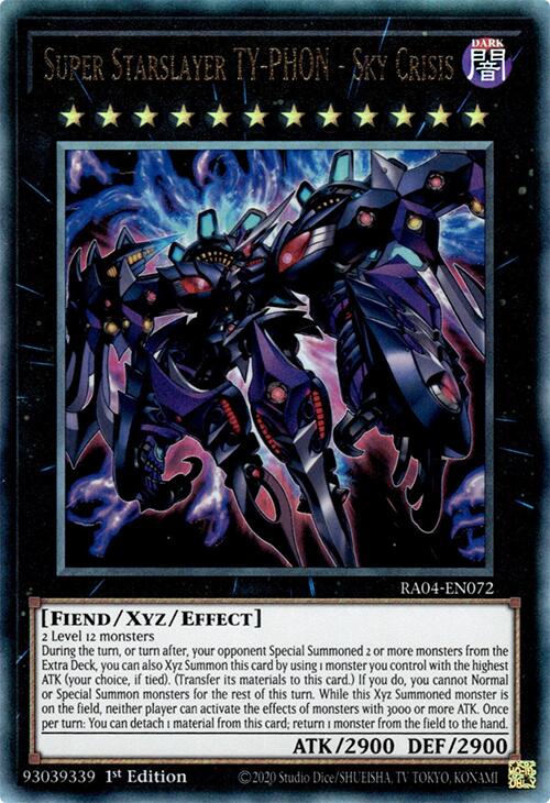 Super Starslayer TY-PHON - Sky Crisis [RA04-EN072] Prismatic Ultimate Rare | Deep Dive Games St. Marys