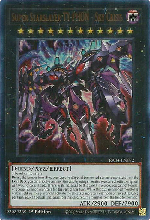 Super Starslayer TY-PHON - Sky Crisis [RA04-EN072] Ultra Rare | Deep Dive Games St. Marys