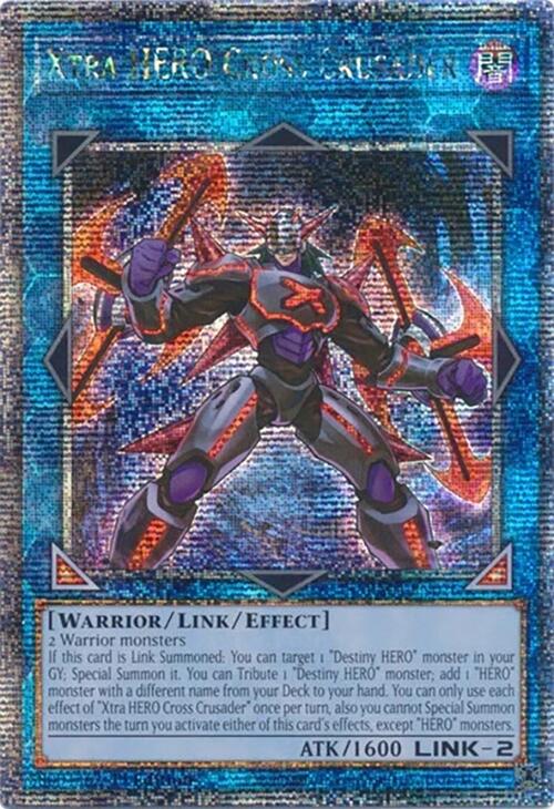 Xtra HERO Cross Crusader [RA04-EN076] Quarter Century Secret Rare | Deep Dive Games St. Marys