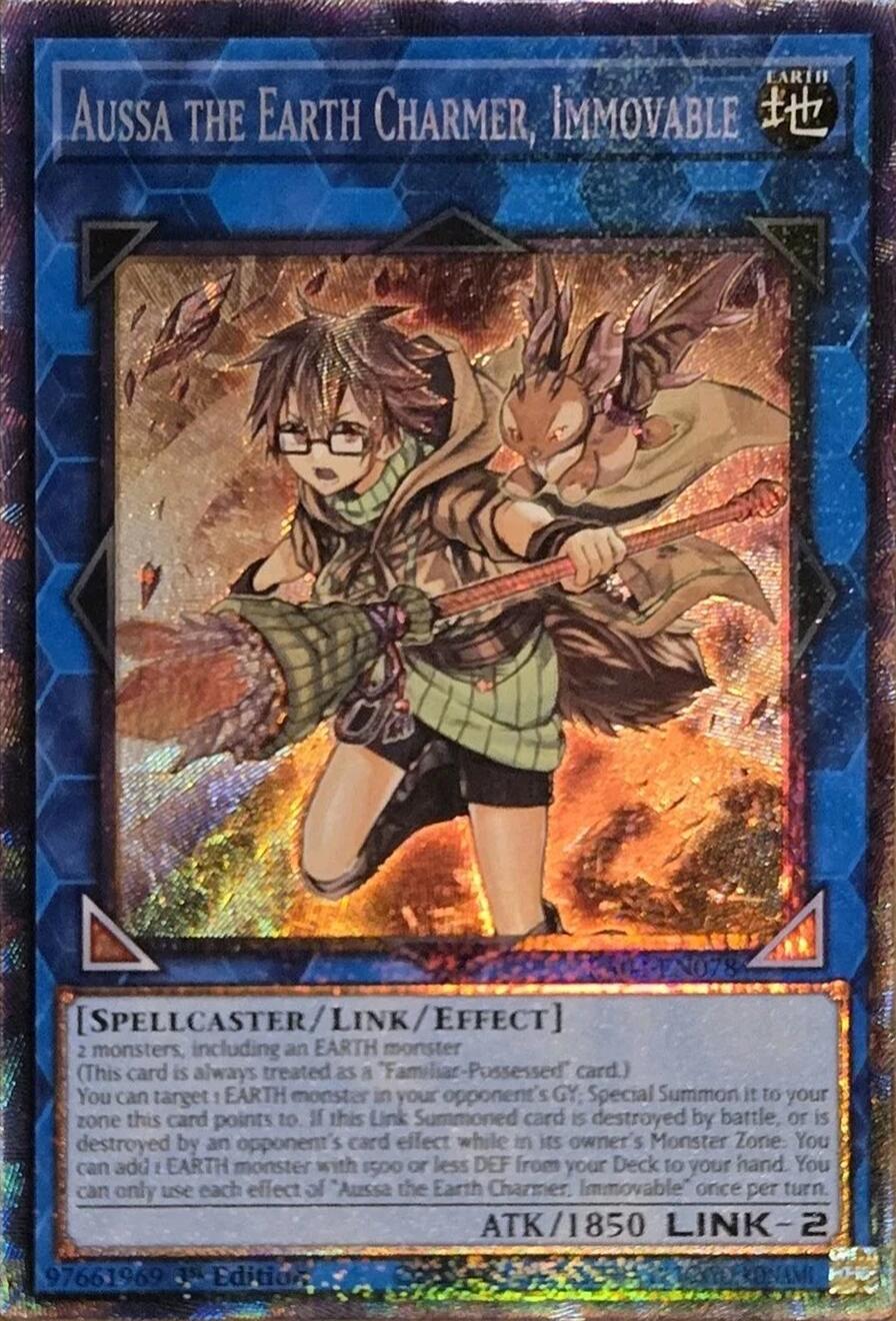 Aussa the Earth Charmer, Immovable [RA04-EN078] Prismatic Collector's Rare | Deep Dive Games St. Marys