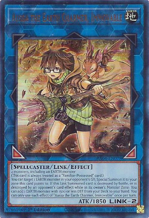 Aussa the Earth Charmer, Immovable [RA04-EN078] Ultra Rare | Deep Dive Games St. Marys