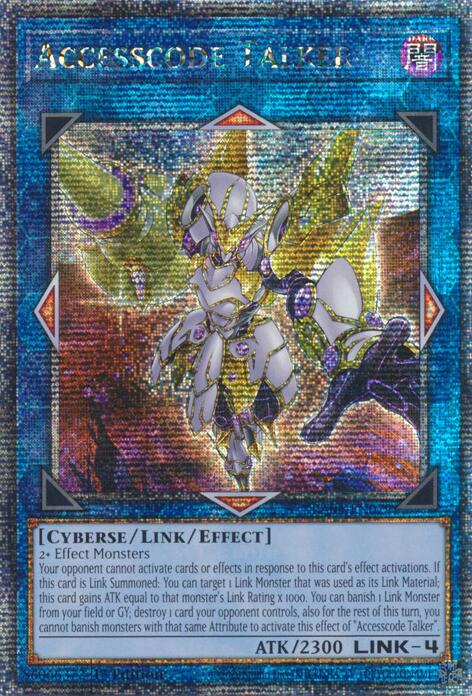Accesscode Talker (New Art) [RA04-EN079] Quarter Century Secret Rare | Deep Dive Games St. Marys