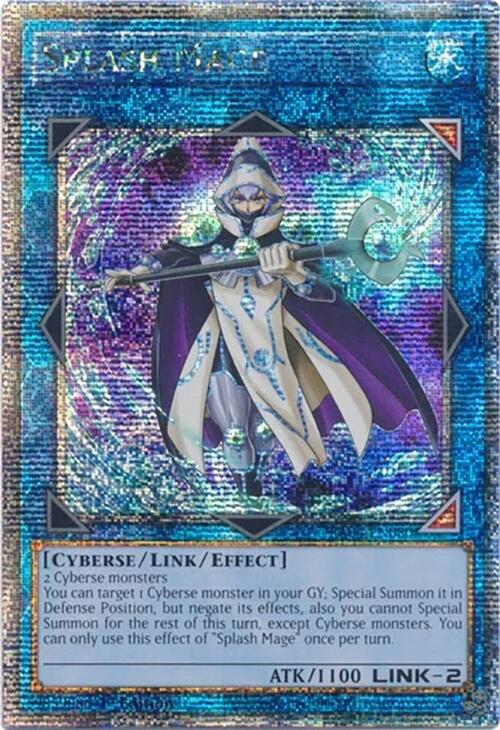 Splash Mage [RA04-EN080] Quarter Century Secret Rare | Deep Dive Games St. Marys