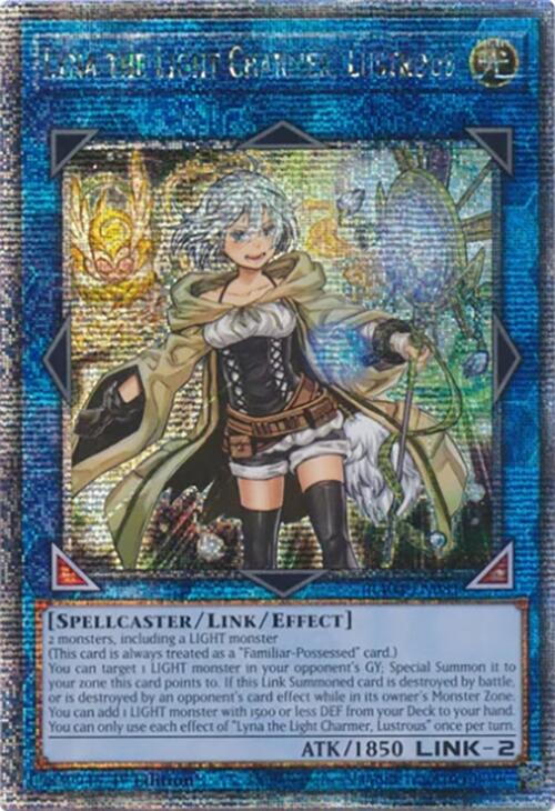 Lyna the Light Charmer, Lustrous [RA04-EN081] Quarter Century Secret Rare | Deep Dive Games St. Marys