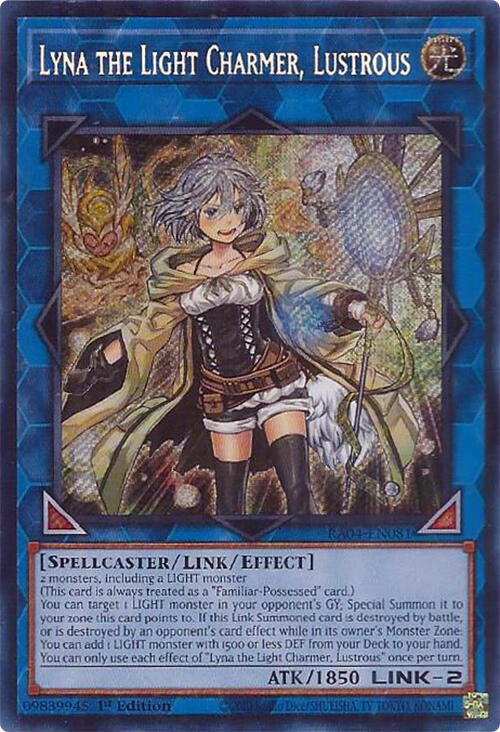 Lyna the Light Charmer, Lustrous [RA04-EN081] Secret Rare | Deep Dive Games St. Marys
