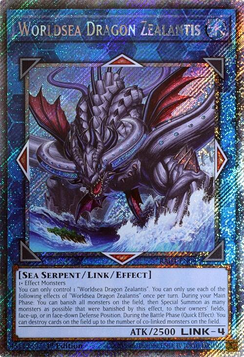 Worldsea Dragon Zealantis [RA04-EN082] Platinum Secret Rare | Deep Dive Games St. Marys