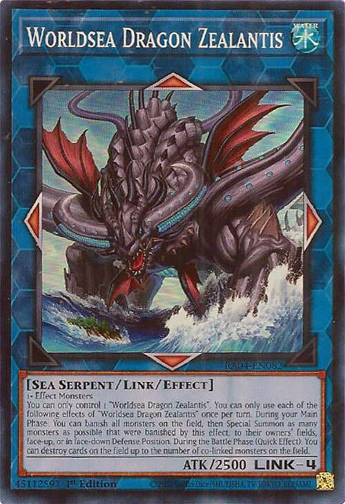 Worldsea Dragon Zealantis [RA04-EN082] Super Rare | Deep Dive Games St. Marys