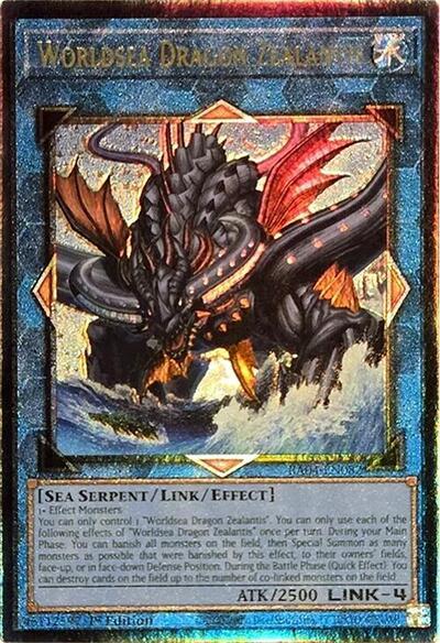 Worldsea Dragon Zealantis [RA04-EN082] Prismatic Ultimate Rare | Deep Dive Games St. Marys