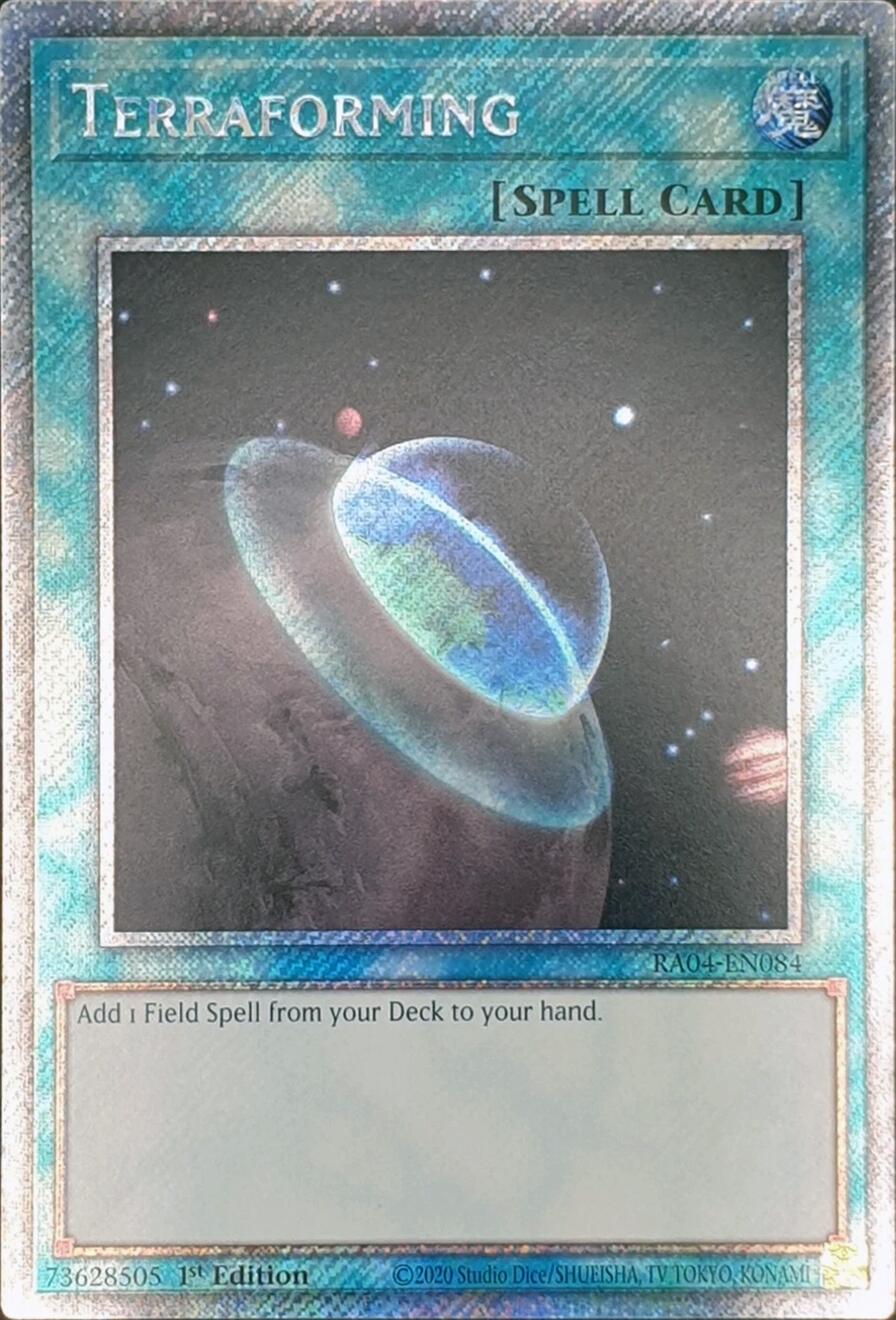 Terraforming [RA04-EN084] Platinum Secret Rare | Deep Dive Games St. Marys