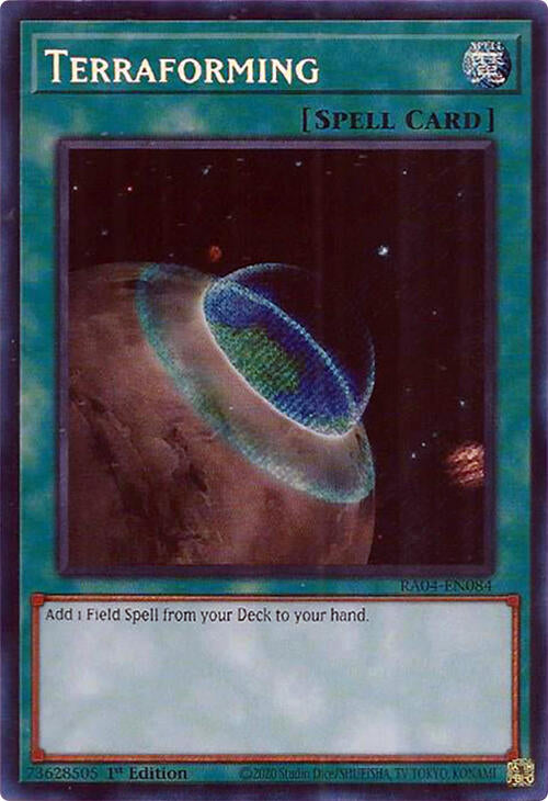 Terraforming [RA04-EN084] Secret Rare | Deep Dive Games St. Marys