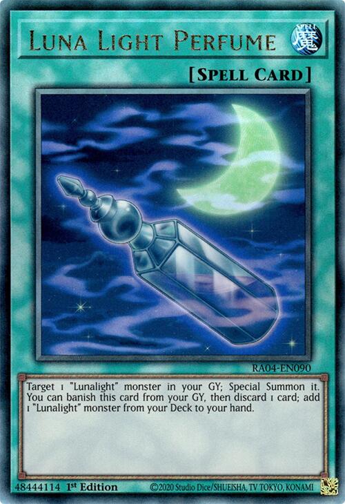 Luna Light Perfume [RA04-EN090] Prismatic Ultimate Rare | Deep Dive Games St. Marys