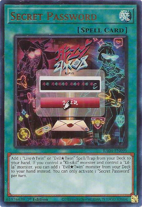 Secret Password [RA04-EN095] Ultra Rare | Deep Dive Games St. Marys
