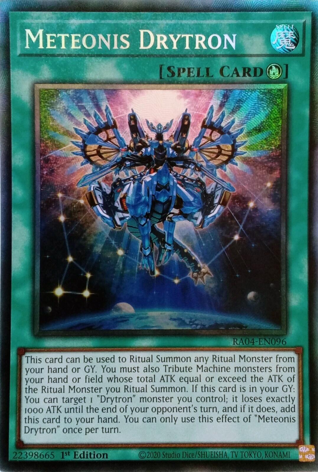 Meteonis Drytron [RA04-EN096] Prismatic Collector's Rare | Deep Dive Games St. Marys
