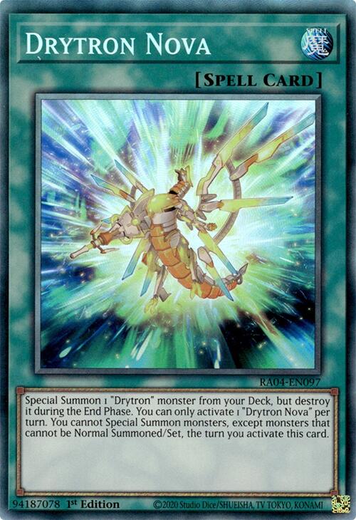 Drytron Nova [RA04-EN097] Prismatic Collector's Rare | Deep Dive Games St. Marys
