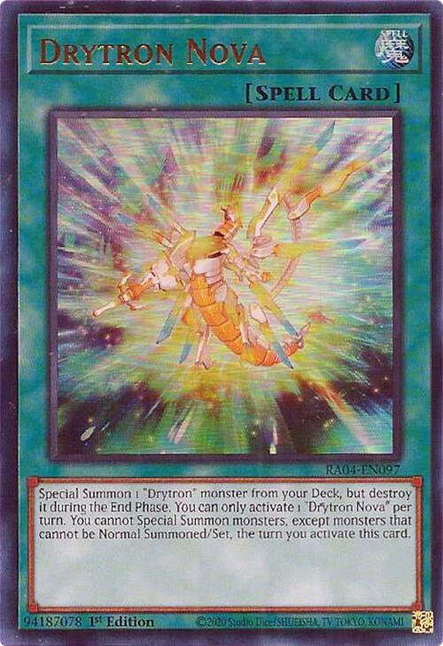 Drytron Nova [RA04-EN097] Ultra Rare | Deep Dive Games St. Marys
