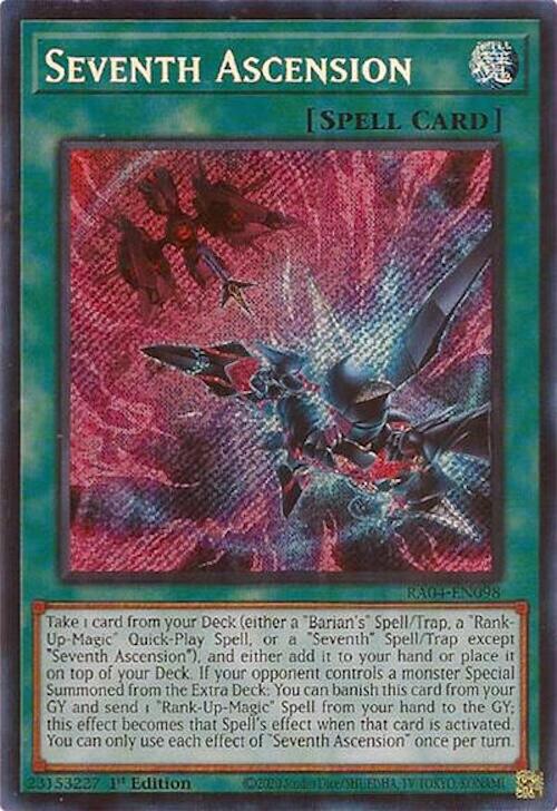 Seventh Ascension [RA04-EN098] Secret Rare | Deep Dive Games St. Marys
