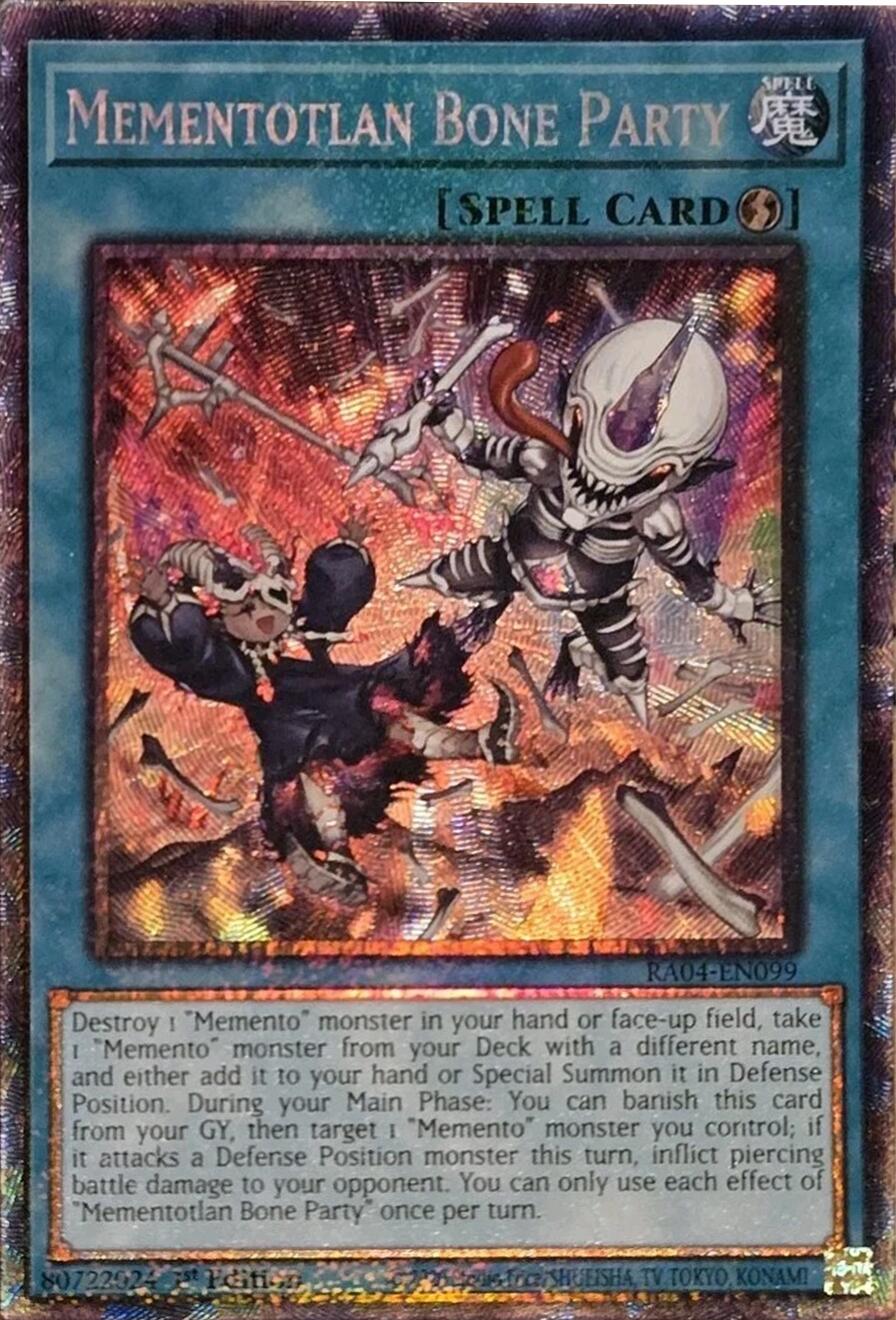 Mementotlan Bone Party [RA04-EN099] Prismatic Collector's Rare | Deep Dive Games St. Marys