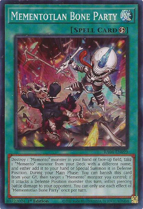 Mementotlan Bone Party [RA04-EN099] Super Rare | Deep Dive Games St. Marys