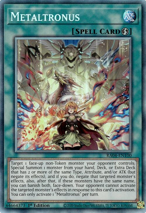 Metaltronus [RA04-EN100] Prismatic Collector's Rare | Deep Dive Games St. Marys