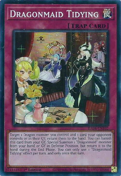 Dragonmaid Tidying [RA04-EN102] Super Rare | Deep Dive Games St. Marys