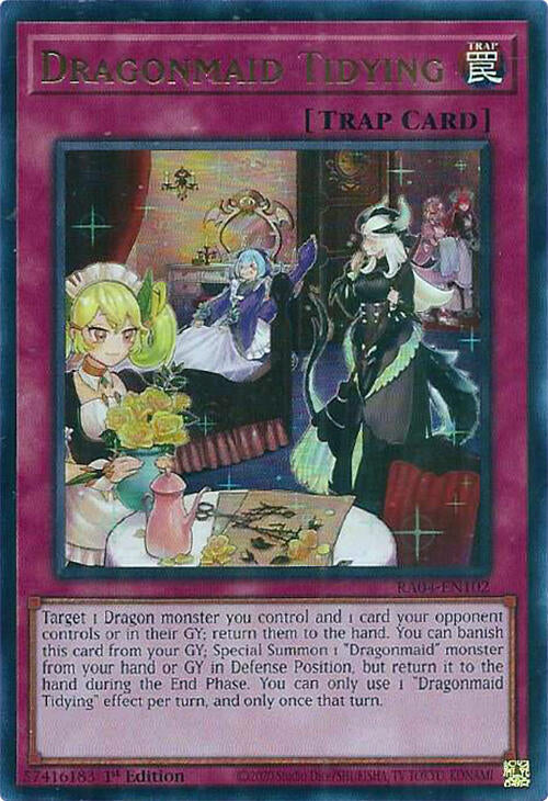 Dragonmaid Tidying [RA04-EN102] Ultra Rare | Deep Dive Games St. Marys