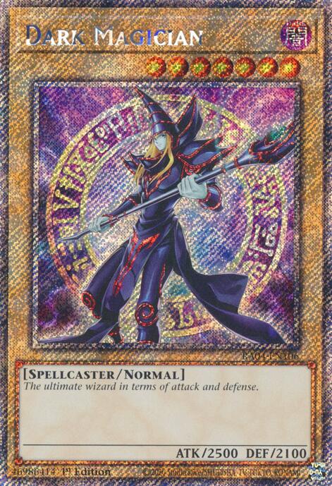 Dark Magician (8th Art) [RA04-EN106] Platinum Secret Rare | Deep Dive Games St. Marys